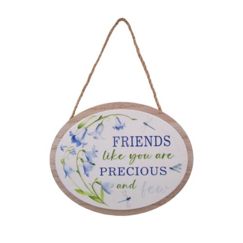 Wooden Hanging Plaque - Love & Friendship - life-deco...