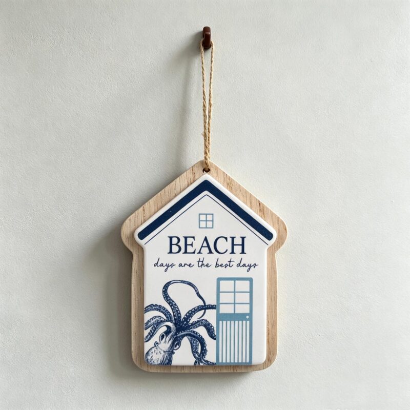 Wooden Hanging Plaque - Coastal (Summer) - life-deco.com
