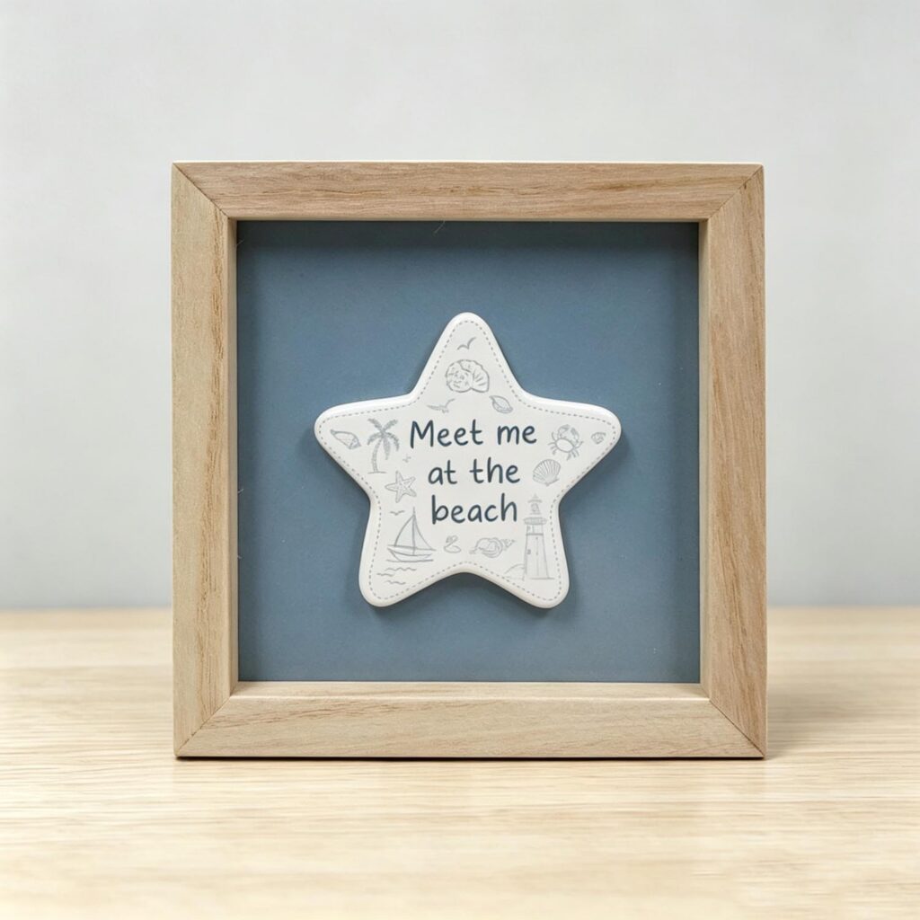 Wooden Framed Star Decor - Coastal (Summer) - life-deco.com