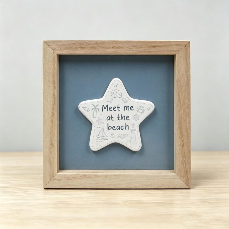 Wooden Framed Star Decor - Coastal (Summer) - life-deco.com