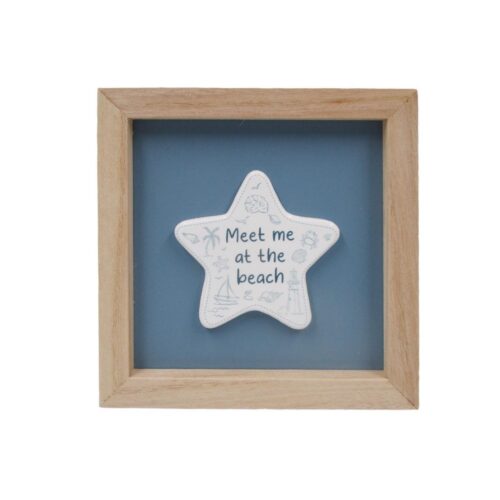 Wooden Framed Star Decor - Coastal (Summer) - life-deco.com