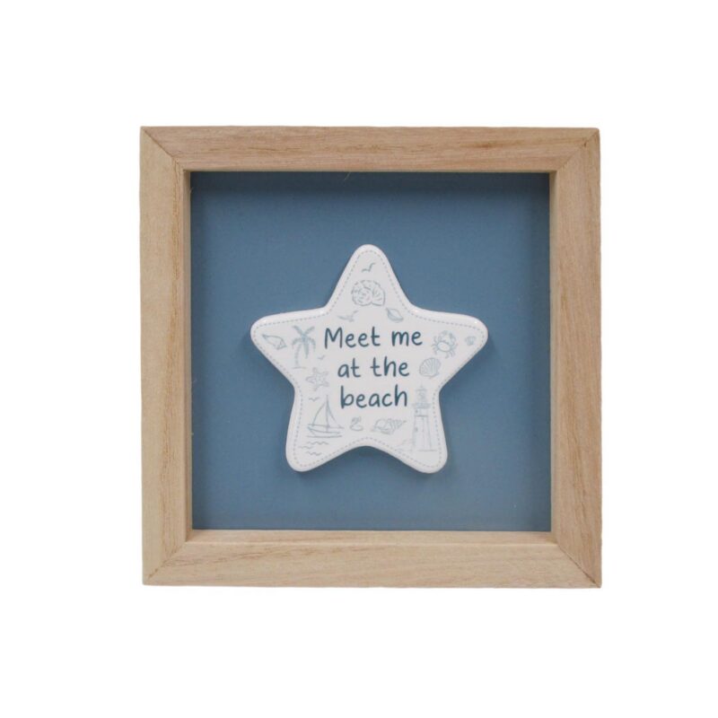 Wooden Framed Star Decor - Coastal (Summer) - life-deco.com