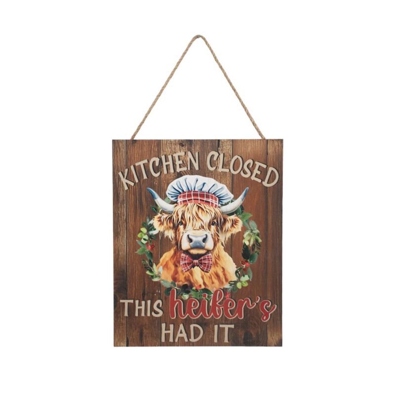 Wooden Hanging Sign - Farmhouse & Country - life-deco...