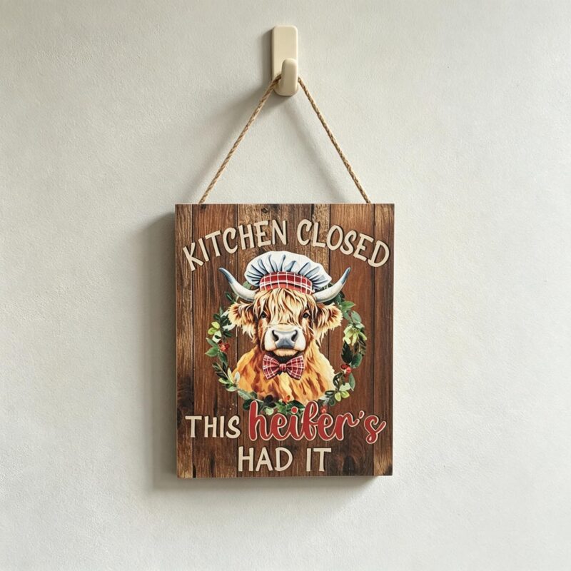 Wooden Hanging Sign - Farmhouse & Country - life-deco...