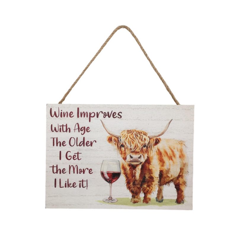 Wooden Hanging Sign - Farmhouse & Country - life-deco...