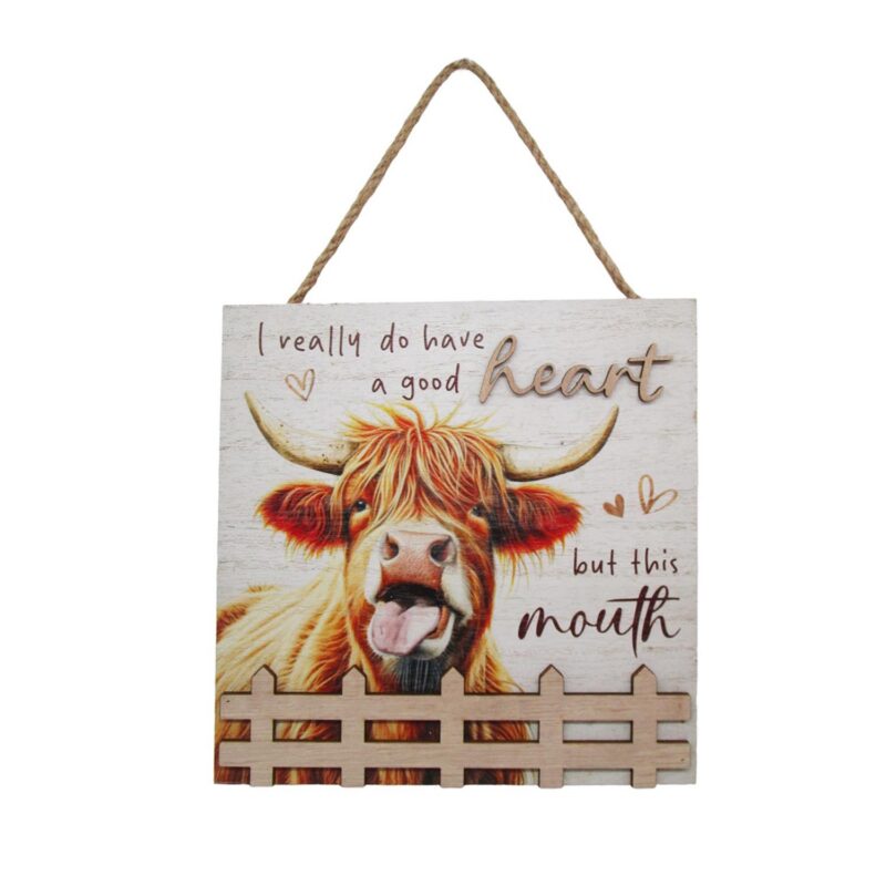 Wooden Hanging Sign - Farmhouse & Country - life-deco...