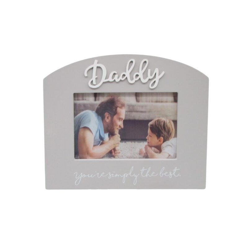 Daddy Wooden Photo Frame Ornament - Father's Day - life-deco.com