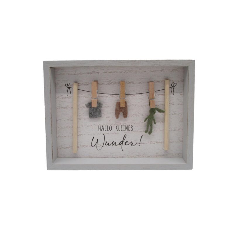 Baby‑Themed Felt Decor Shadow Box - Wall Signs - life-deco.com