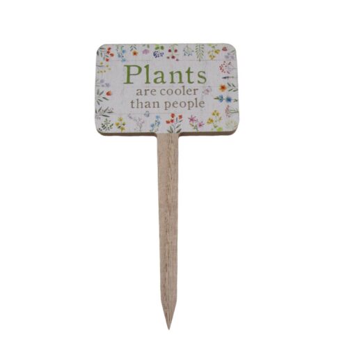 English‑quote Wooden Garden Stake - Garden Décor - lif...