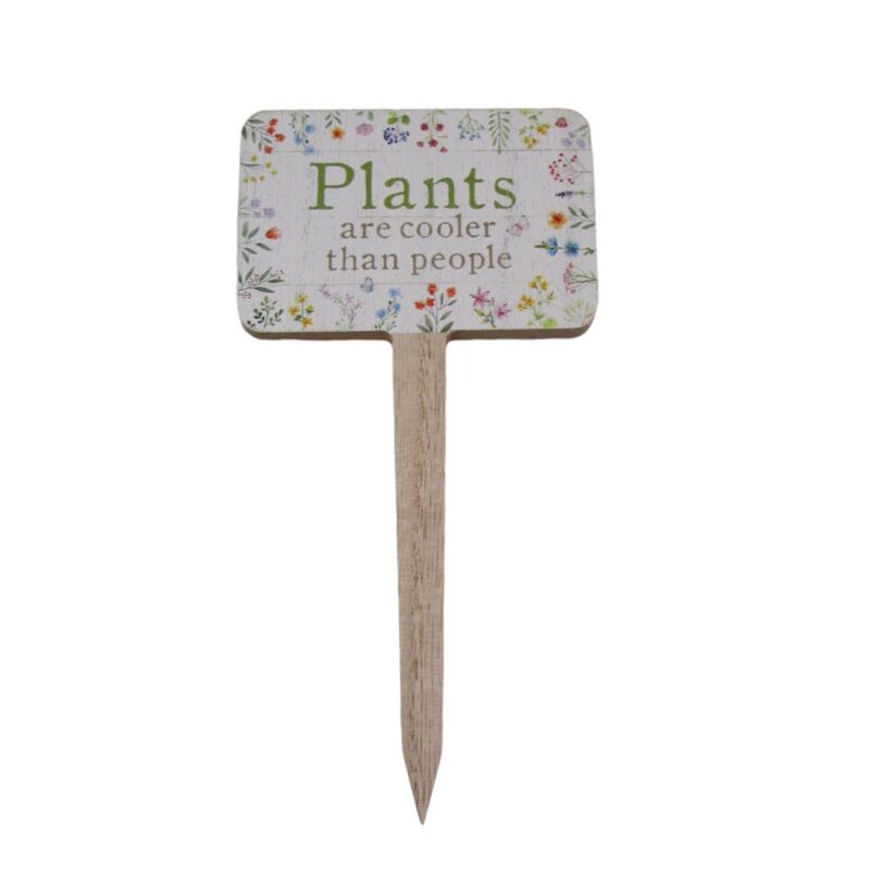 English‑quote Wooden Garden Stake - Garden Décor - lif...