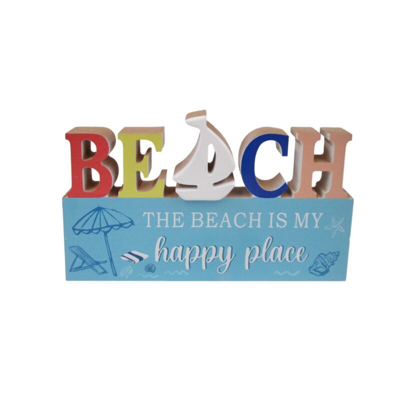 Wooden Tabletop Sign - Coastal (Summer) - life-deco.com