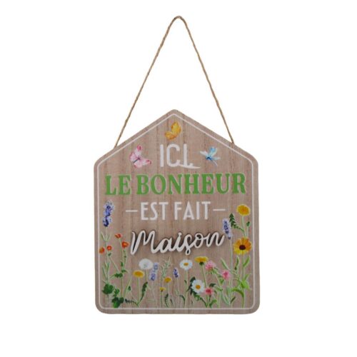 Holz-Wandtafel – Gartendekoration – life-deco.com
