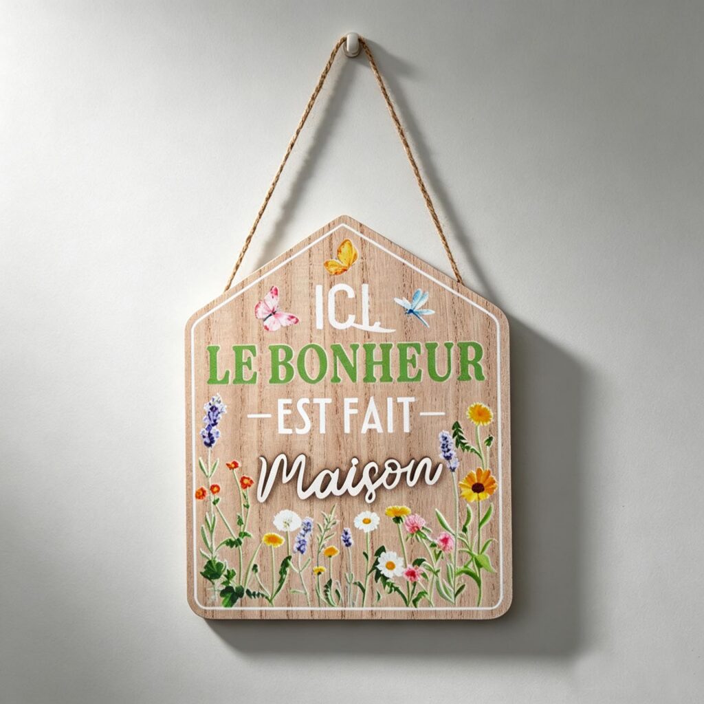 Holz-Wandtafel – Gartendekoration – life-deco.com