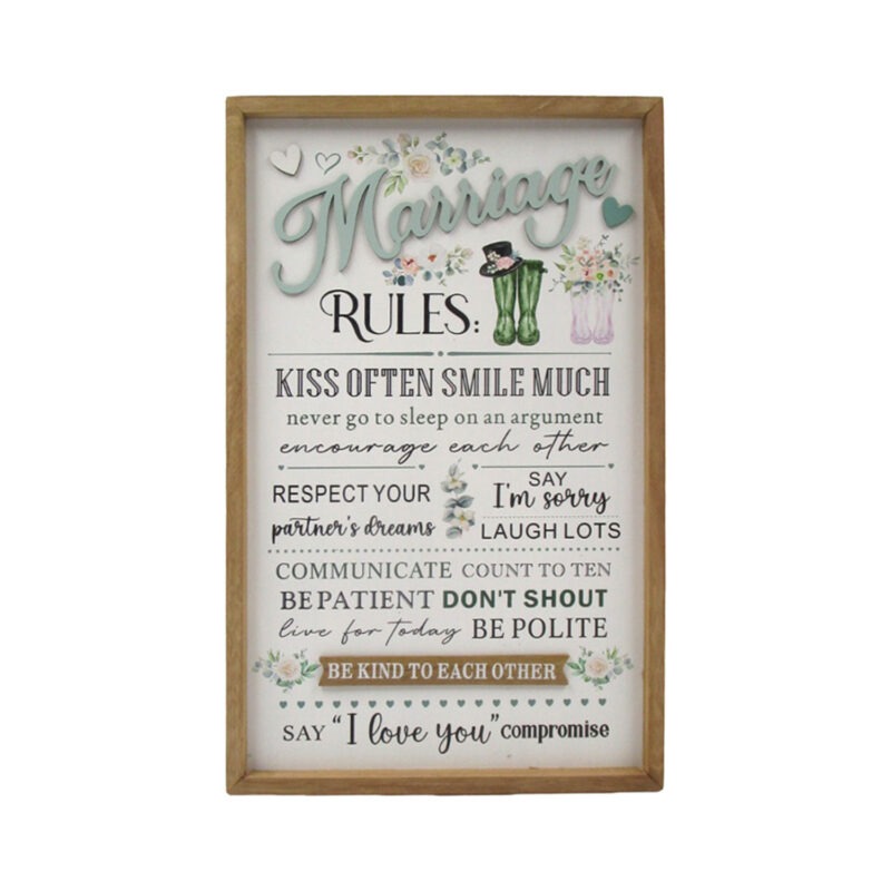 Wedding Themed Wooden Decor - Wedding - life-deco.com