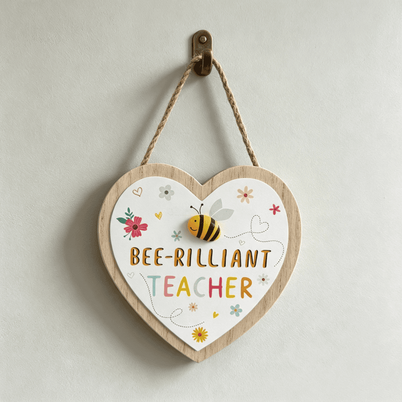 Wooden Hanging Plaque - Teacher's Day - life-deco.com