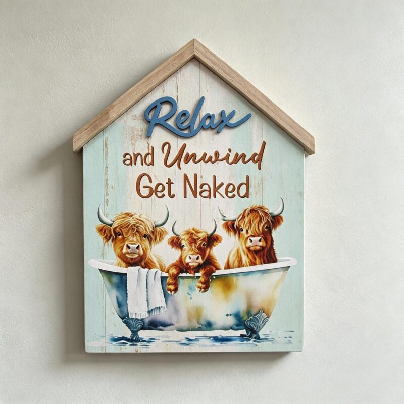 Wooden Hanging Sign - Farmhouse & Country - life-deco.com