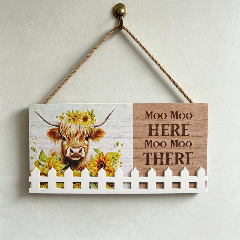 Wooden Hanging Plaque - Farmhouse & Country - life-de...