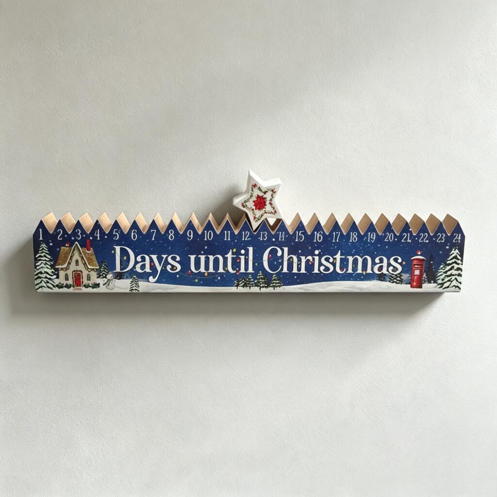 Wooden  Calendar - Christmas - life-deco.com