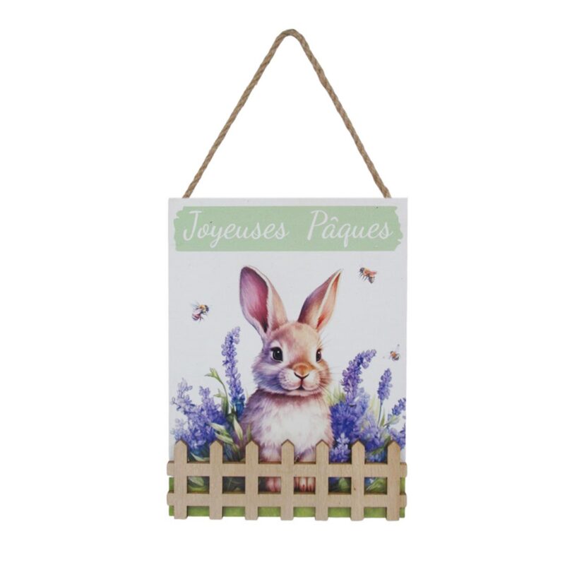 Wooden Hanging Sign - Easter - life-deco.com