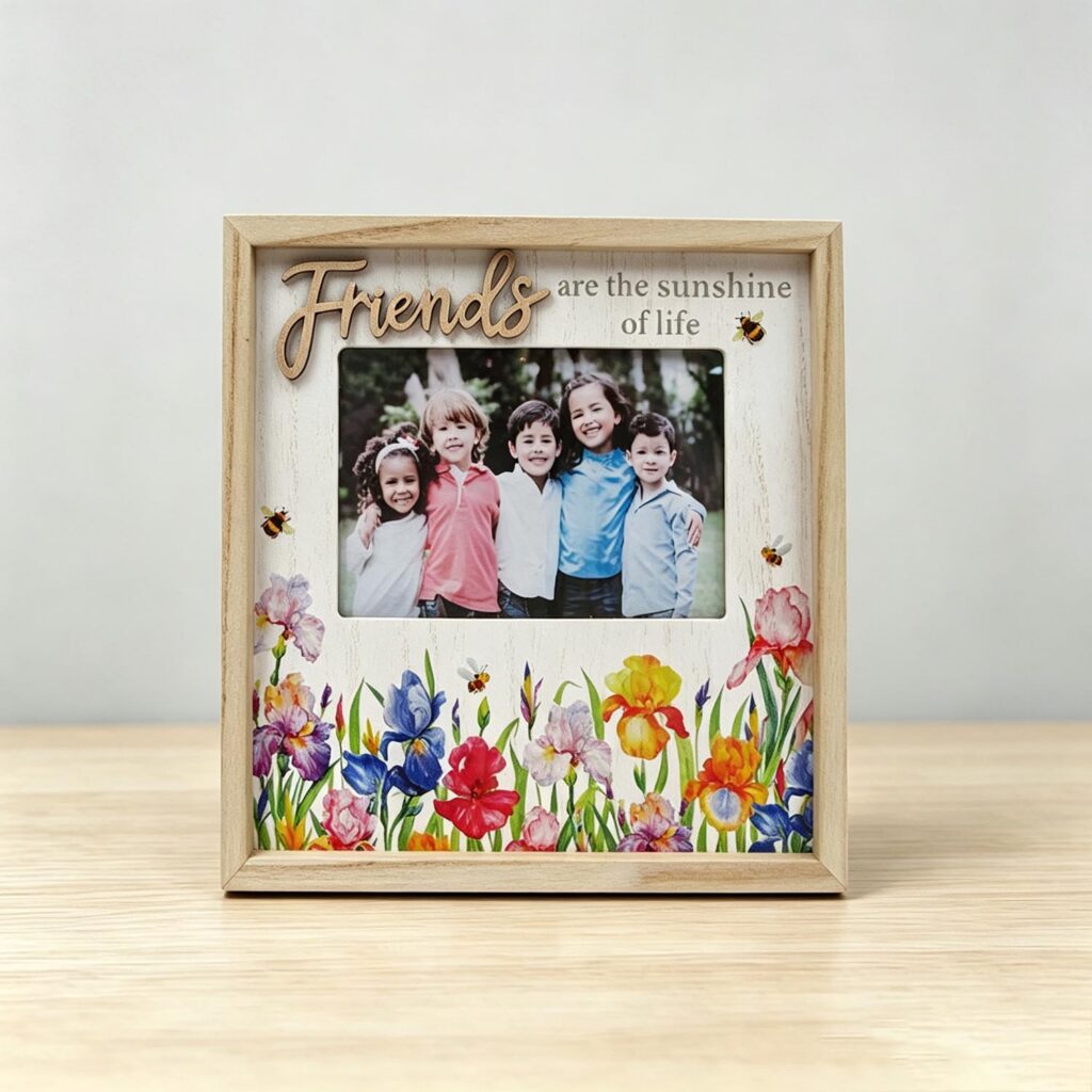 Wooden Photo Frame - Love & Friendship - life-deco.com