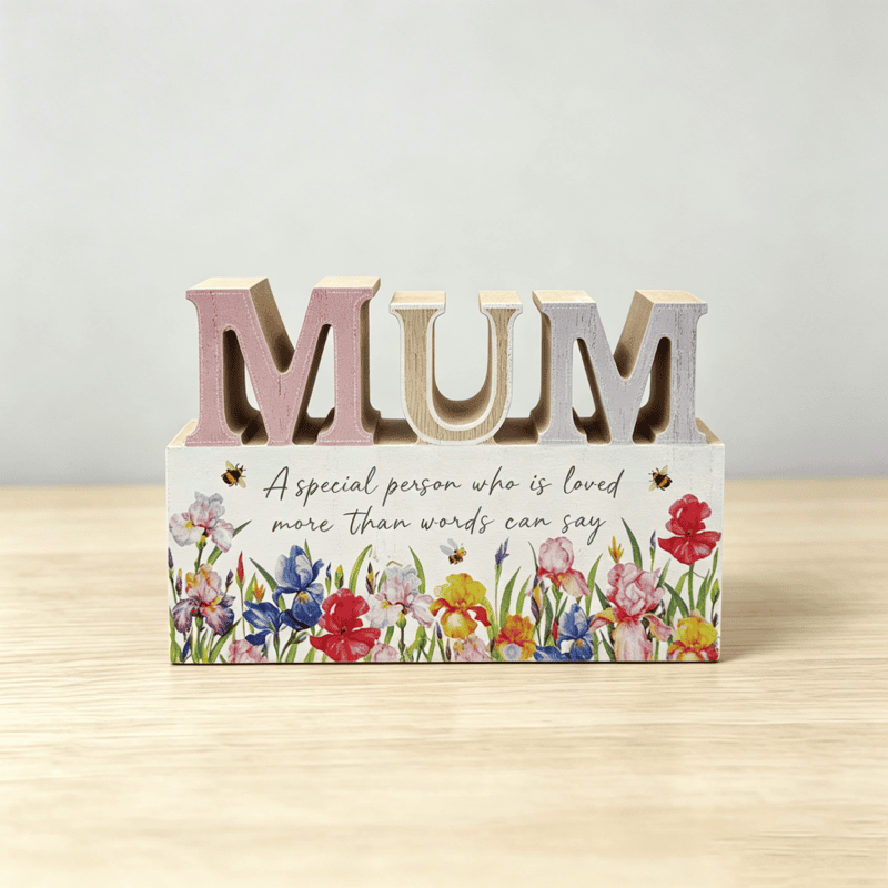 MUM Wooden Letter Tabletop Sign - Mother's Day - life-deco.com