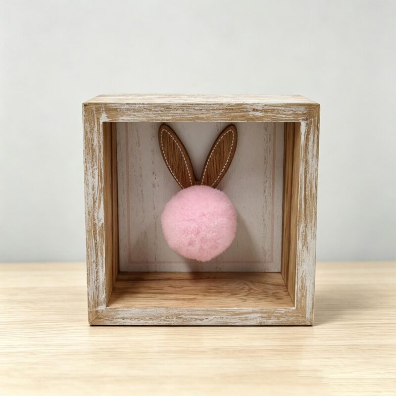 Easter Wooden Shadow‑Box Ornament - Easter - life-deco.com