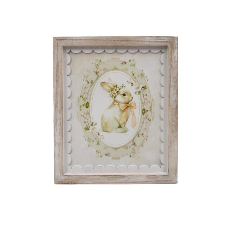 Framed Easter Bunny Wall Art - Easter - life-deco.com