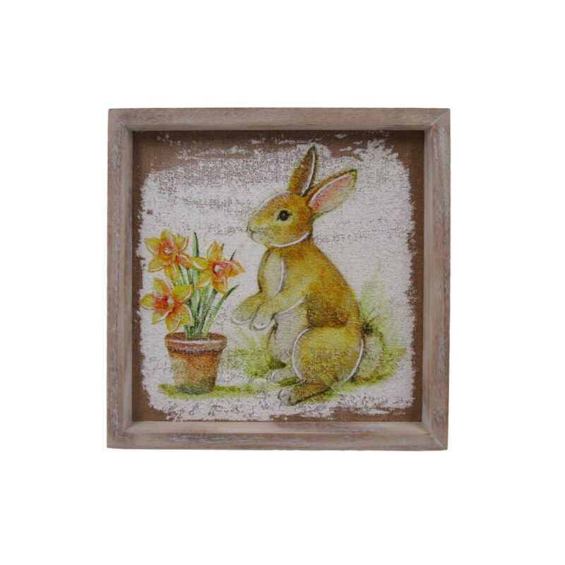 Framed Easter Bunny Wall Art - Easter - life-deco.com