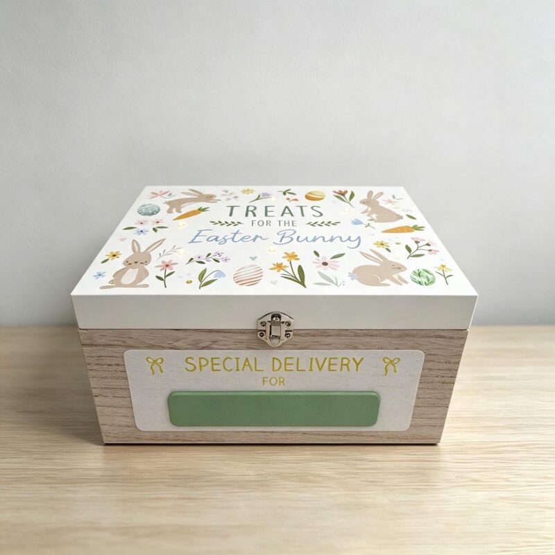 Easter Bunny Treat Wooden Box - Easter - life-deco.com