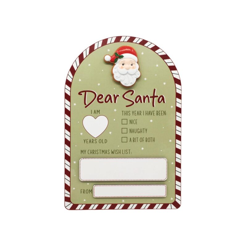 Dear Santa Writable Standing Sign - Christmas - life-deco.com