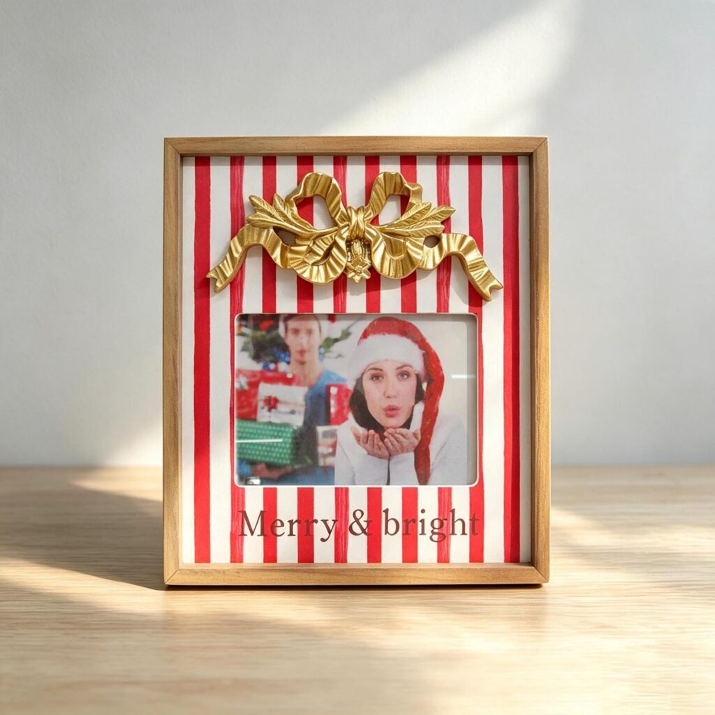 Wooden Shadow-box Christmas Photo Frame - Christmas - lif...