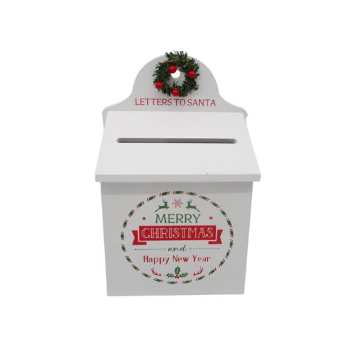 Wooden Santa Letter Mailbox Ornament - Christmas - life-d...