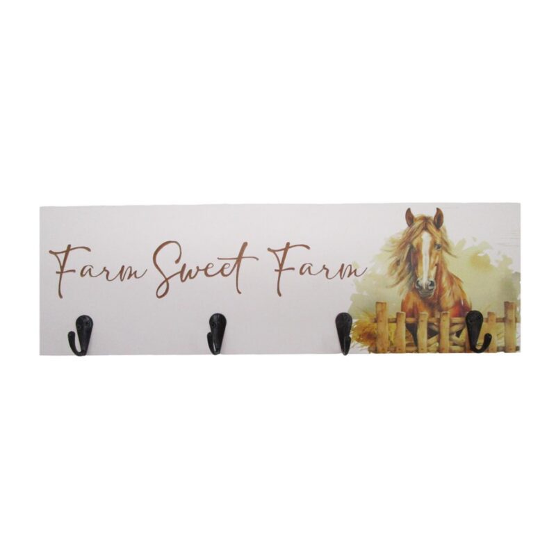 Wooden Wall Hook Plaque - Farmhouse & Country - life-deco.com