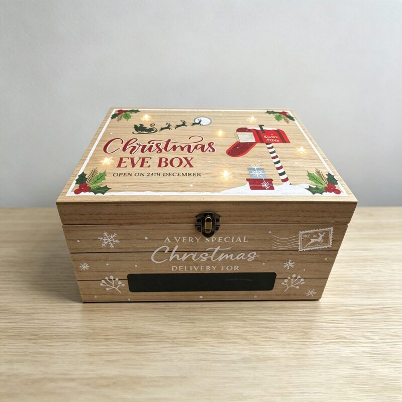 Wooden Christmas Eve Gift Box - Christmas - life-deco.com