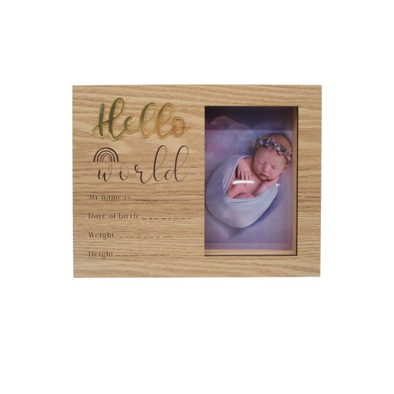 Marco de madera para el certificado de nacimiento - Bebés y niños - life-deco.com