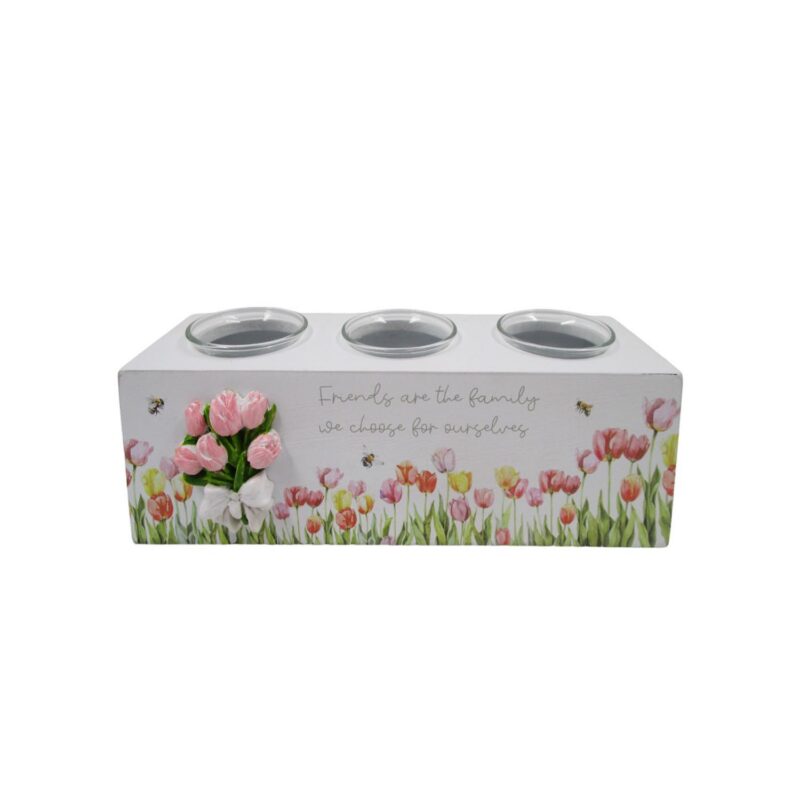 Wooden Candle Holder - Spring - life-deco.com