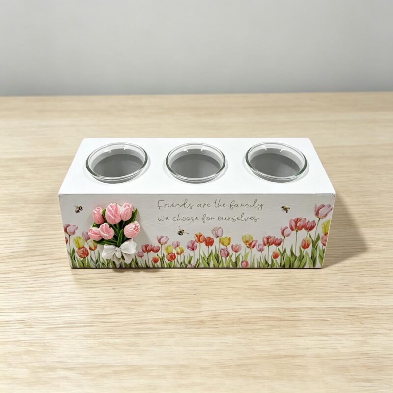 Wooden Candle Holder - Spring - life-deco.com