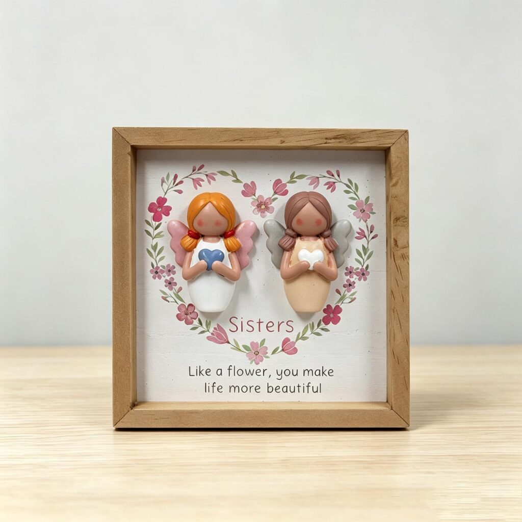 Wooden Photo Frame - Love & Friendship - life-deco.com