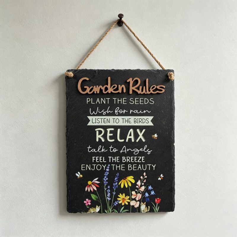 Wooden Hanging Plaques - Garden Décor - life-deco.com
