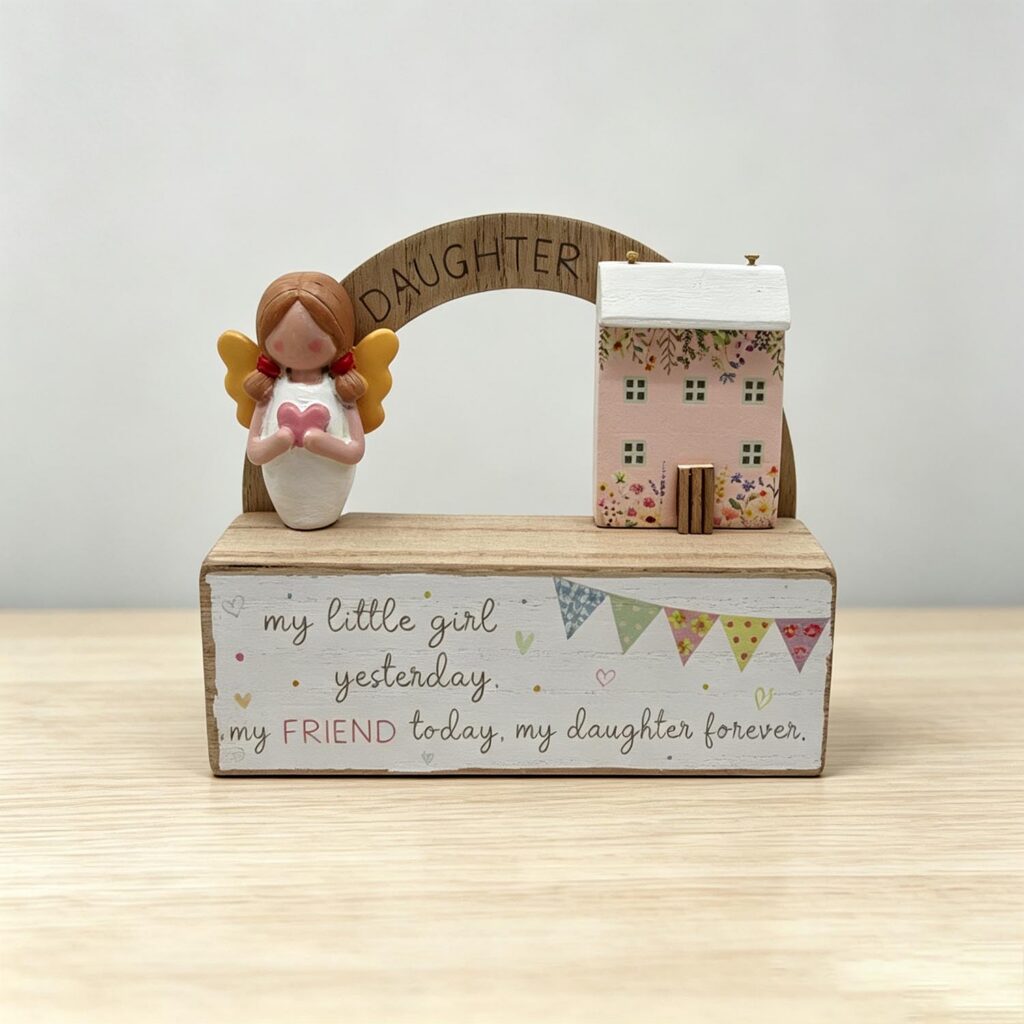 Wooden Scene Ornament - Love & Friendship - life-dec...