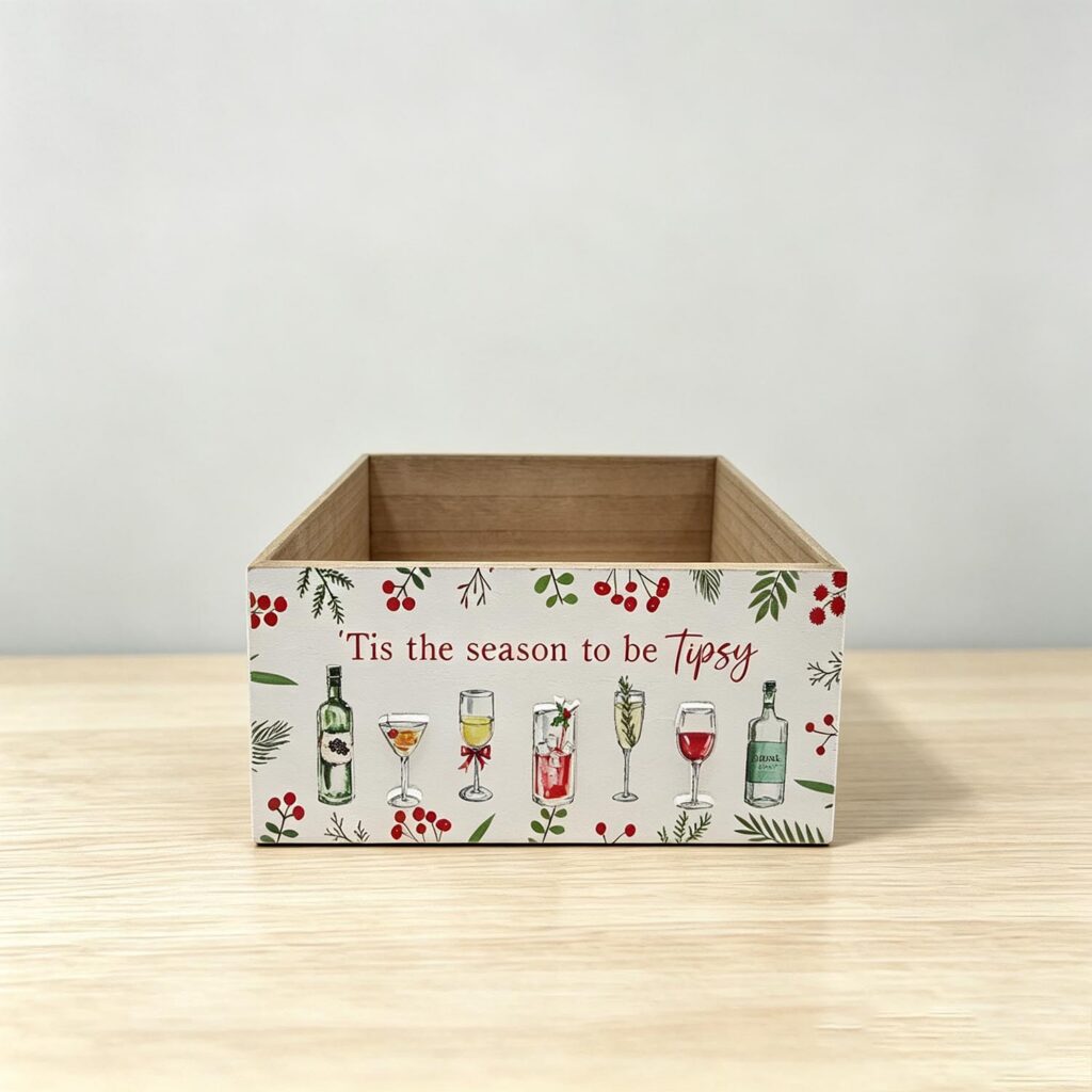 Wooden Storage Box - Christmas - life-deco.com