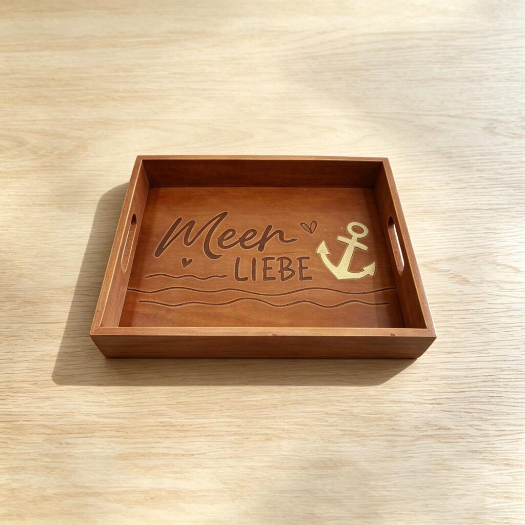Wooden Serving Tray - Coastal (Summer) - life-deco.com
