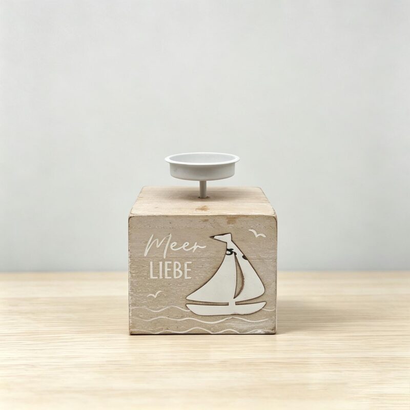 Wooden  Candle Holder - Coastal (Summer) - life-deco.com