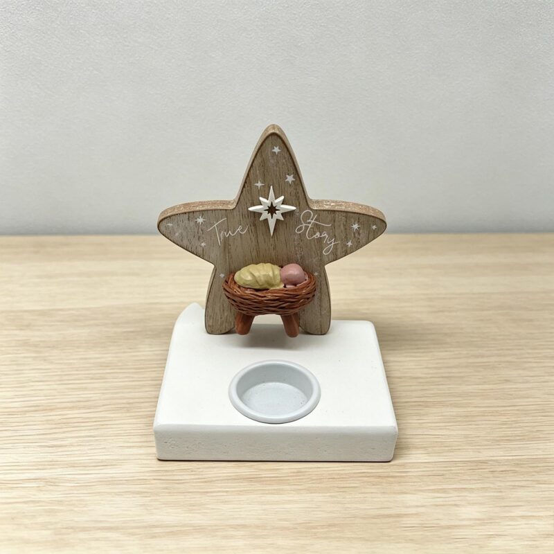 Wooden Tealight Holder - Spiritual & Religious - life-deco.com