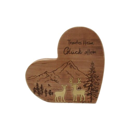 Heart-Shaped Wooden Sign - Christmas - life-deco.com