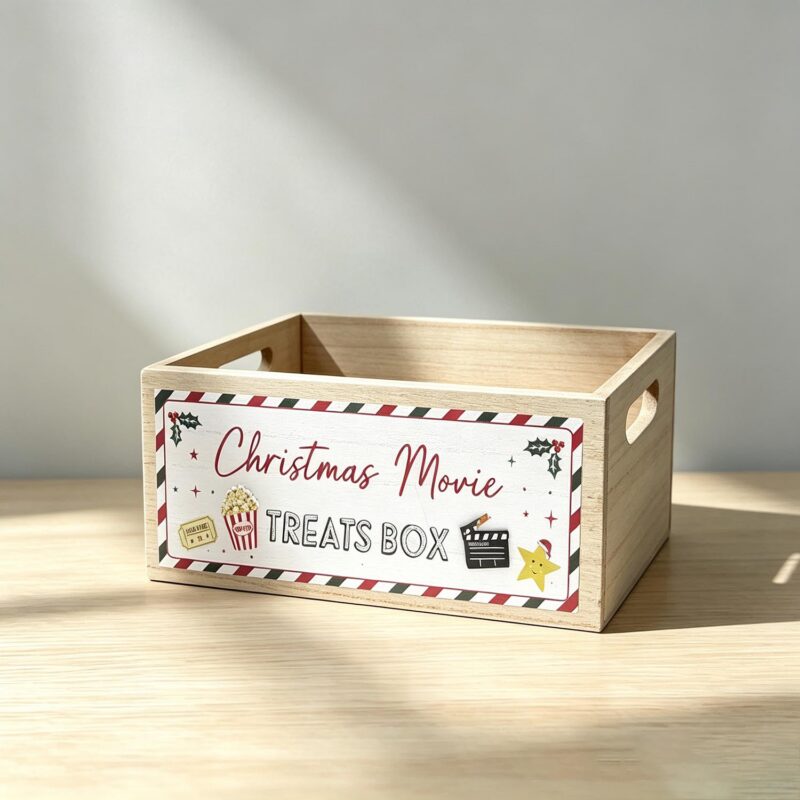 Wooden Treats Box - Christmas - life-deco.com