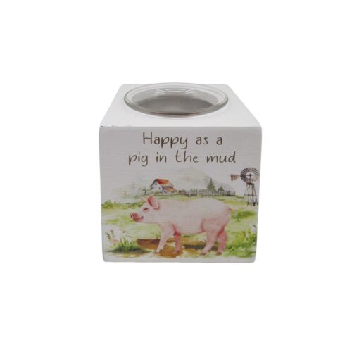 Wooden Tealight Holder - Farmhouse & Country - life-deco.com