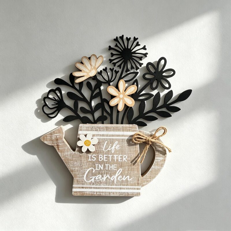 Wooden Hanging Ornament - Spring - life-deco.com
