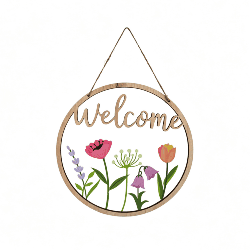 Wooden Hanging Ornament - Spring - life-deco.com