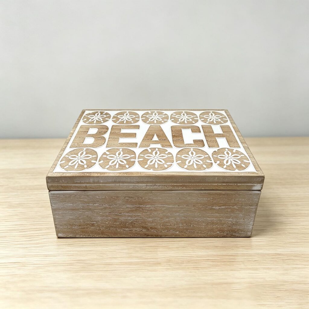 Wooden Storage Box - Coastal (Summer) - life-deco.com